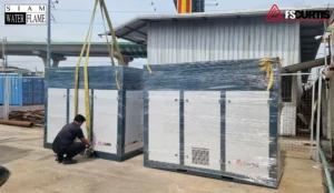 ติดตั้งระบบปั๊มลมอุตสาหกรรม