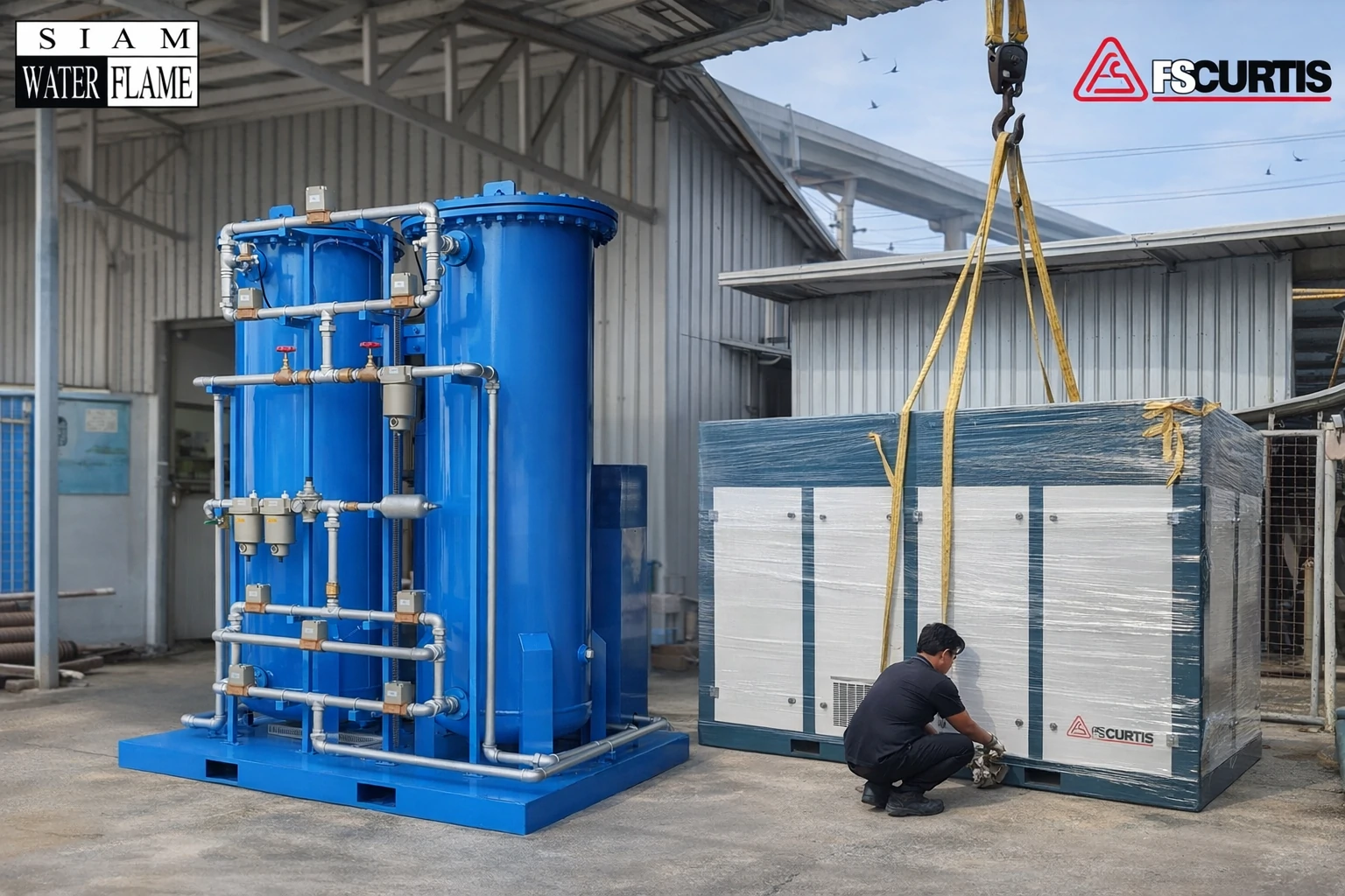 Industrial Air Compressor System Design